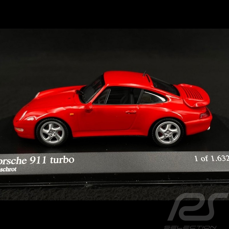 Porsche 911 Turbo Type 993 1995 Rouge Indien 1/43 Minichamps 430069205