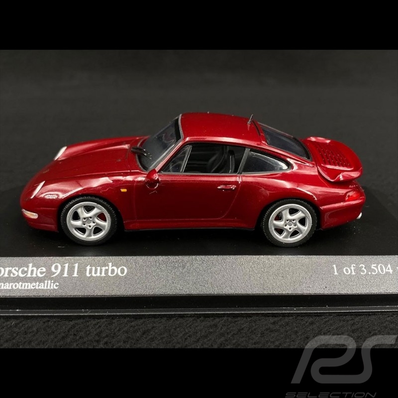 Echelle 1/87 Ho Minichamps Porsche 911 Turbo 1995 rouge 