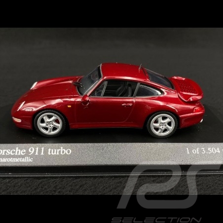 Porsche 911 Type 993 Turbo 1995 Arenarotmetallic 1/43 Minichamps 430069208
