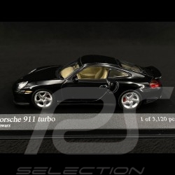 Porsche 911 typ 996 Turbo 2000 schwarz 1/43 Minichamps 430069309