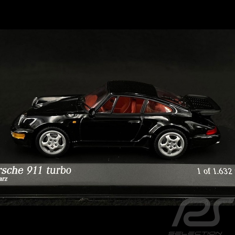 Porsche 911 Turbo Type 965 Black 1/43 Minichamps 430069101