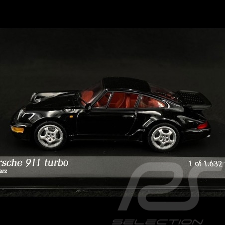 Porsche 911 Turbo Type 965 Noir 1/43 Minichamps 430069101
