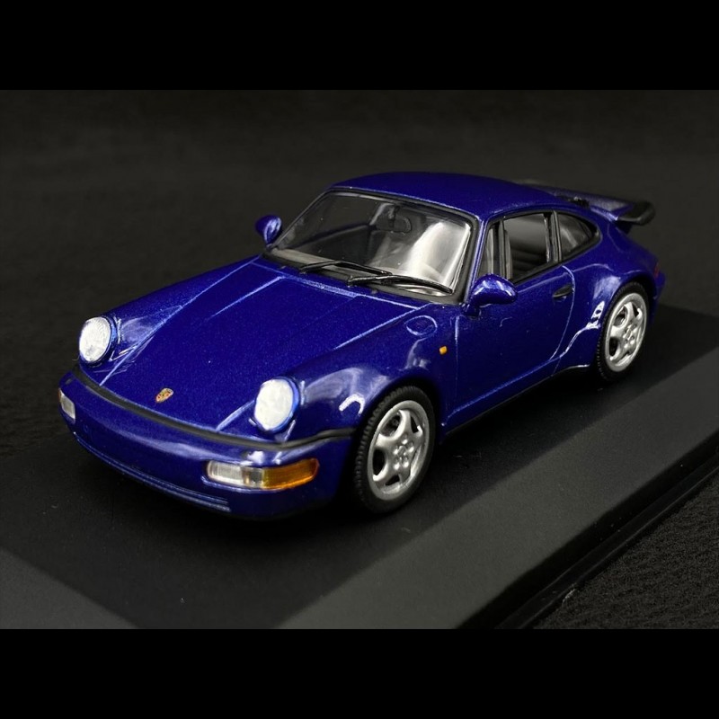 Minichamps Porsche 911 Turbo schwarz 1990 870 069104-1:87 964 