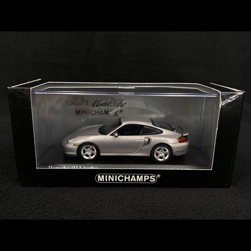 Porsche 911 Turbo Cabriolet (996) Minichamps 1/43 - Bleu, Modèle 2003