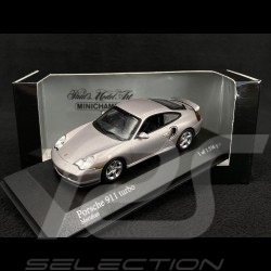 Porsche 911 Type 996 Turbo 2000 Gris Meridian Métallique 1/43 Minichamps 430069307