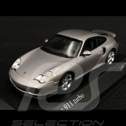 Porsche 911 Type 996 Turbo 2000 Gris Meridian Métallique 1/43 Minichamps 430069307