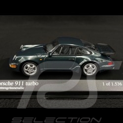 Porsche 911 Typ 964 Turbo 1990 Adventuragrünmetallic 1/43 Minichamps 430069105