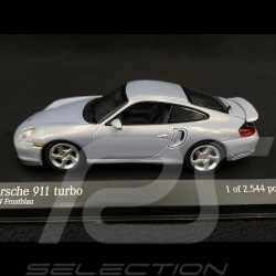 Porsche 911 Type 996 Turbo 1999 Bleu Glacé BMW 1/43 Minichamps 430069302