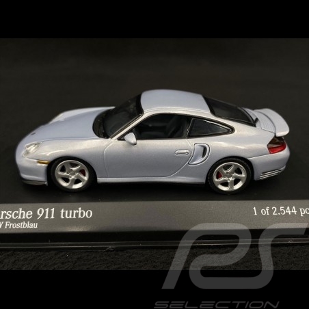 Porsche 911 Type 996 Turbo 1999 Bleu Glacé BMW 1/43 Minichamps 430069302