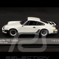 Porsche 911 Turbo Type 930 1977 Grand Prix White 1/43 Minichamps 