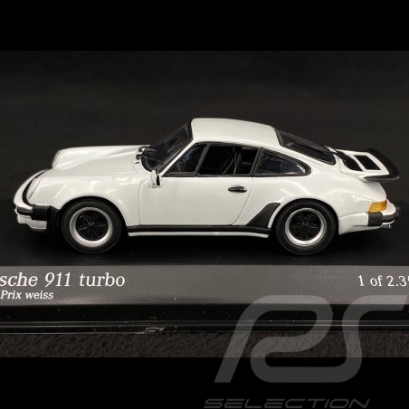 Porsche 911 Turbo Type 930 1977 Blanc Grand Prix 1/43 Minichamps 430069002