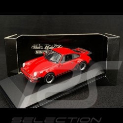 Porsche 911 Turbo Type 930 1977 Indischrot 1/43 Minichamps 430069000