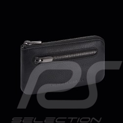 Porte-clés Porsche Design Fermeture zip Cuir Noir Business Key Case M 4056487001111