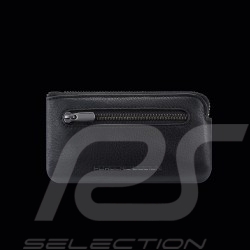 Key holder Porsche Design with a zipper Leather Black Business Key Case M 4056487001111