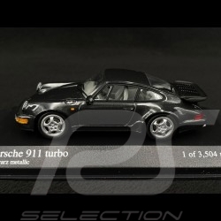Porsche 911 type 965 Turbo 1990 schwarz metallic 1/43 Minichamps 430069109