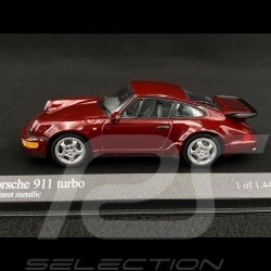 Porsche 911 Typ 964 Turbo 1990 rubinrot 1/43 Minichamps 430069106