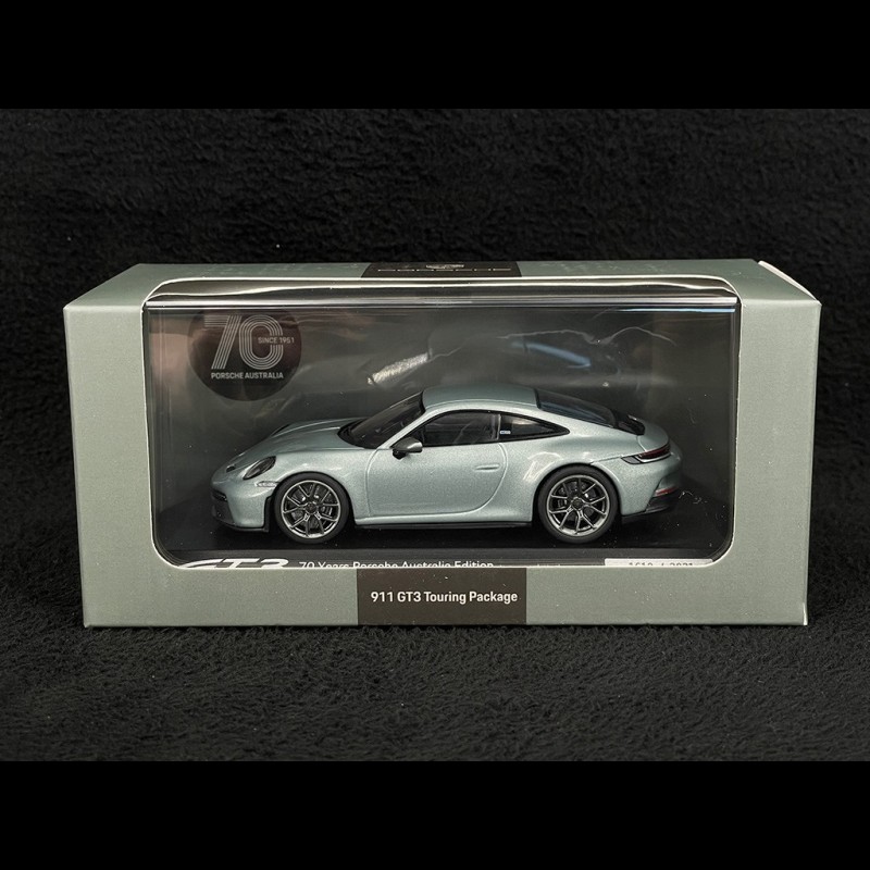 Porsche 911 GT3 Touring Exclusive Type 992 2021 Fish Silver Grey 1/43  Minichamps WAP0201640N001