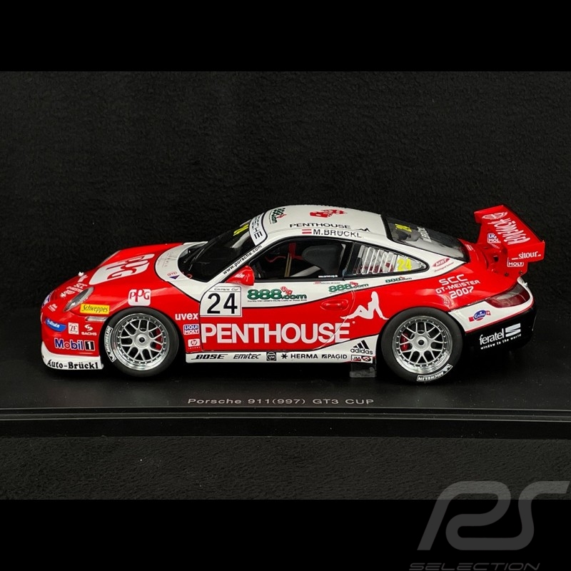 Porsche 911 GT3 Cup Type 997 n°24 Porsche Carrera Cup Germany 2007 1/18 AutoArt 80784