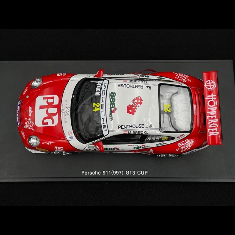 PORSCHE 911 ( 997 ) GT3 CUP 2007 LKM 1/18 AUTOart 80785 voiture miniature collec