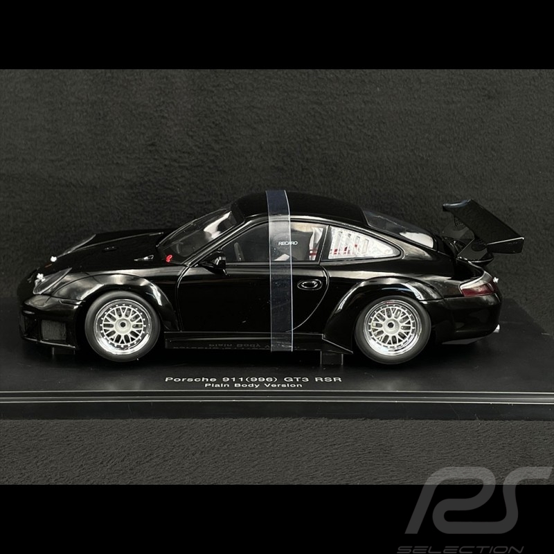 Porsche 911 GT3 RSR Type 996 Plain Body 2005 Noir 1/18 AutoArt 80585