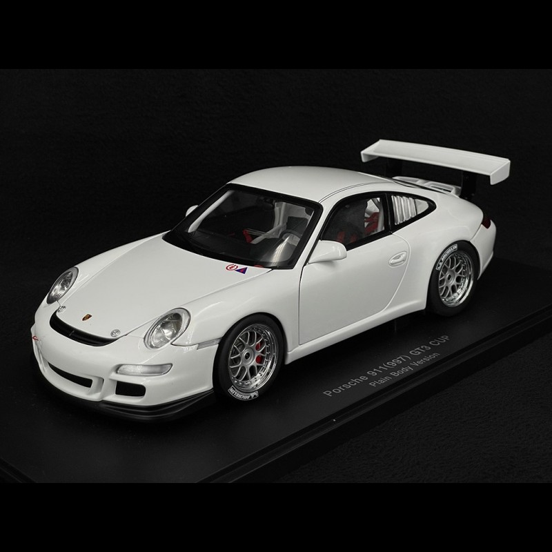 Porsche 911 GT3 Cup Type 997 Plain Body 2007 Weiß 1/18 AutoArt 80783