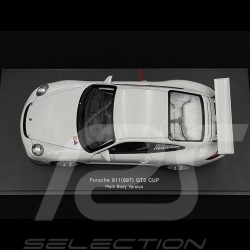 Porsche 911 GT3 Cup Type 997 Plain Body 2007 Blanc 1/18 AutoArt 80783