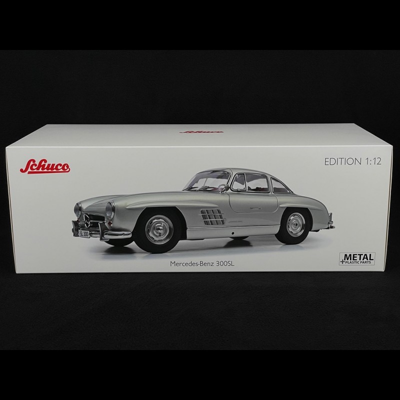 Mercedes-Benz 300 SL Coupe Gullwing 1954 Metallic Silver 1/12 Schuco  450671000