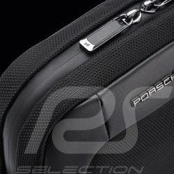 Porsche Shoulder Bag Nylon / Leather Black Roadster XS 4056487001661