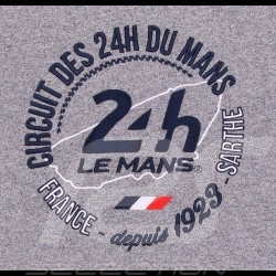 T-Shirt 24h Le Mans Classic 1923 Grey LM221TSM10-450 - men