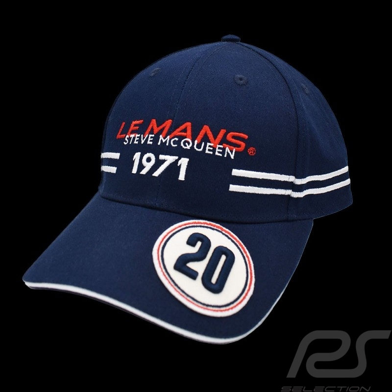 Kappe Steve McQueen Le Mans 1971 Blau SQ221KS671-120