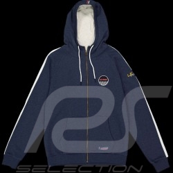 Sweatshirt Steve McQueen Le Mans Racing 20 Hoodie zip à Capuche Bleu Foncé - homme SQ221SSM09-120