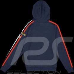 Sweatshirt Steve McQueen Le Mans Racing 20 Hoodie mit Reißverschluss Dunkelblau - Herren SQ221SSM09-120