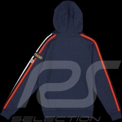 Sweatshirt Steve McQueen Le Mans Racing 20 Hoodie zip à Capuche Bleu Foncé - homme SQ221SSM09-120