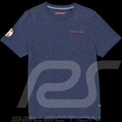 T-Shirt Steve McQueen Le Mans Pocket Bleu Foncé SQ221TSM01-120 - homme