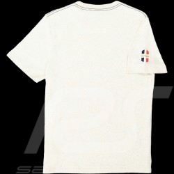 T-Shirt Steve McQueen Le Mans 4 Colors Blanc Crème SQ221TSM05-002 - homme