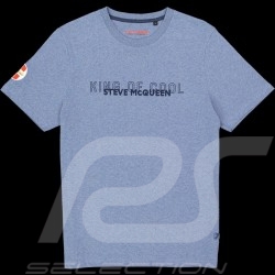 T-Shirt Steve McQueen Le Mans King of Indigo Dunkelblau SQ221TSM07-127 - Herren