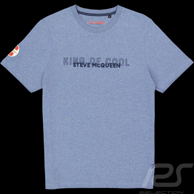 T-Shirt Steve McQueen Le Mans King of Indigo Bleu Foncé SQ221TSM07-127 - homme