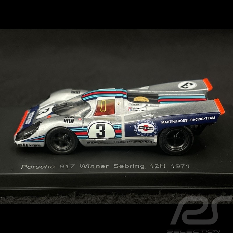 Porsche 917 n°3 Winner 12h Sebring 1971 1/64 Spark Y147