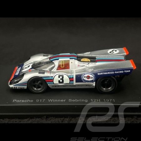 Porsche 917 n°3 Sieger 12h Sebring 1971 1/64 Spark Y147