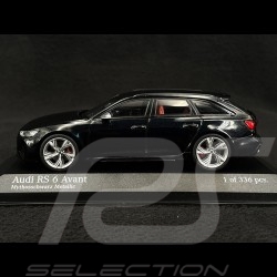Audi RS6 Avant 2019 Black metallic 1/43 Minichamps 410018015