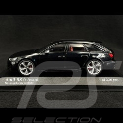 Audi RS6 Avant 2019 Noir métallisé 1/43 Minichamps 410018015