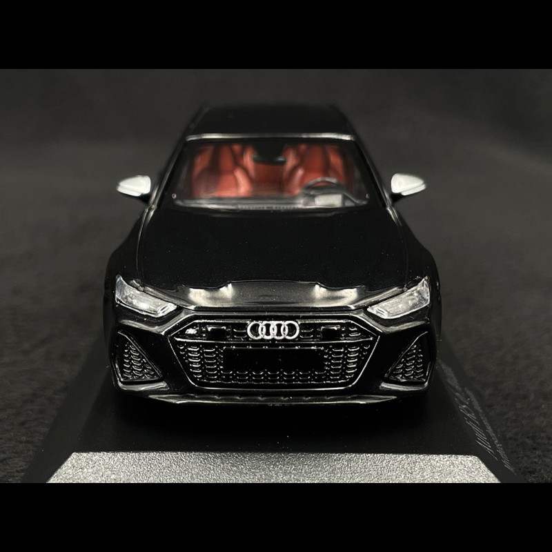 Audi RS6 Avant 2019 Black metallic 1/43 Minichamps 410018015