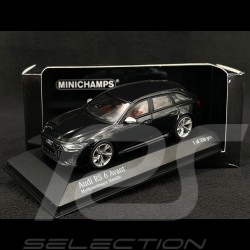 Audi RS6 Avant 2019 Noir métallisé 1/43 Minichamps 410018015