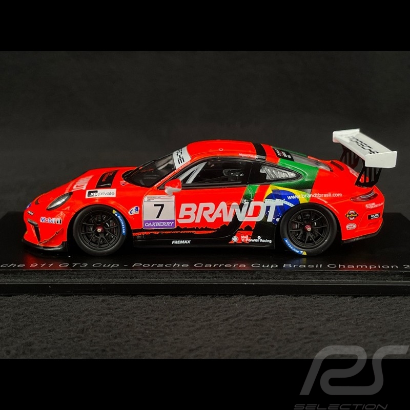 Porsche 911 GT3 Cup Type 991 n°7 Sieger Carrera Cup Brazil 2020 1/43 Spark S8499