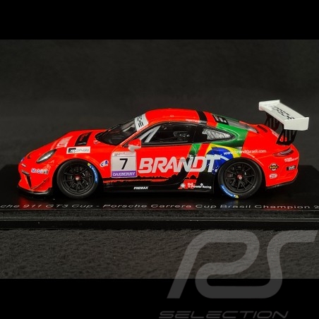 Porsche 911 GT3 Cup Type 991 n°7 Vainqueur Carrera Cup Brazil 2020 1/43 Spark S8499