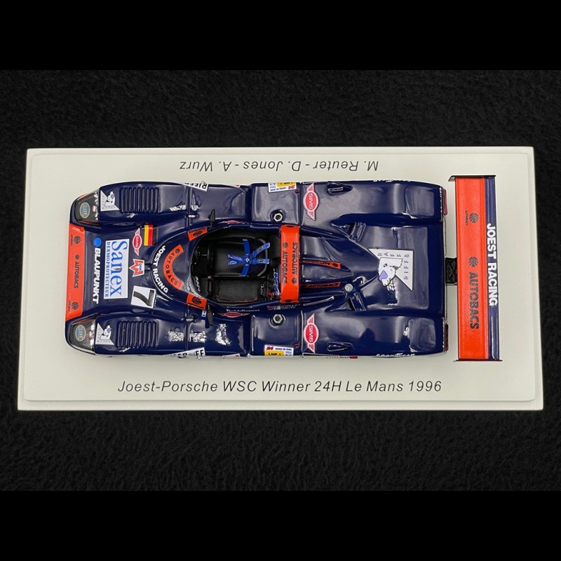 Porsche TWR WSC n°7 Winner 24h Le Mans 1996 1/43 Spark 43LM96
