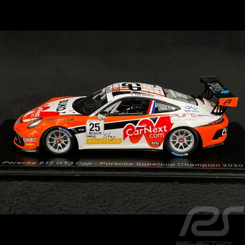 Porsche 911 GT3 Cup Type 991 n°25 Vainqueur Porsche Supercup 2020 1/43 Spark S8506