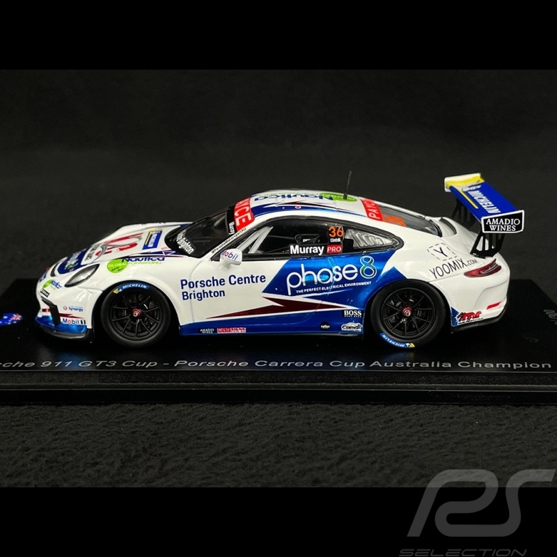 Porsche 911 GT3 Cup Type 991 n°36 Winner Carrera Cup Australia 2020 1/43 Spark AS058