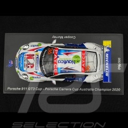Porsche 911 GT3 Cup Type 991 n°36 Vainqueur Carrera Cup Australia 2020 1/43 Spark AS058