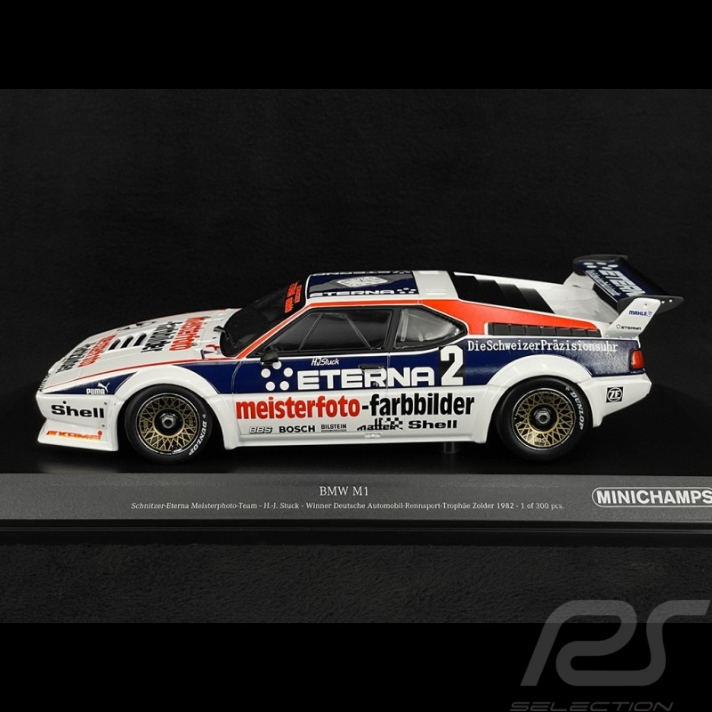 BMW M1 3.5L n°2 Winner Zolder 1982 1/18 Minichamps 155822902